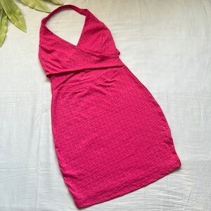 SEDUCTIONS Barbie Pink Cut Out Dress